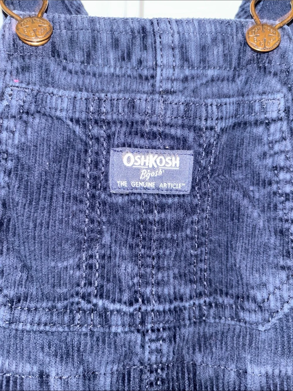 OshKosh B'gosh Dark Navy Corduroy Overalls for Kids
